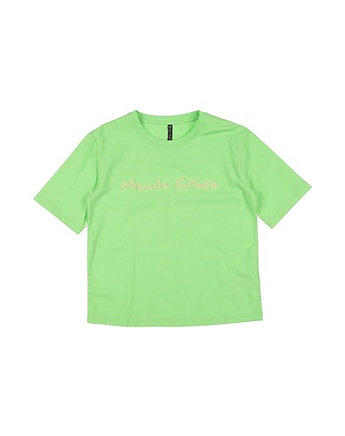 MANILA GRACE T-shirt Verde chiaro 94% Cotone, 6% Elastan