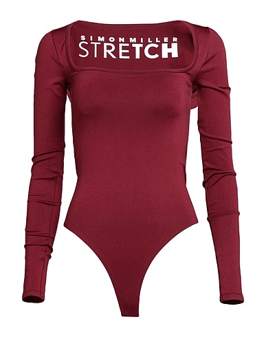 SIMON MILLER TOPWEAR Burgundy 97% Nylon, 3% Elastane