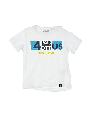 PACIOTTI 4US T-shirt Λευκό 100% Βαμβάκι