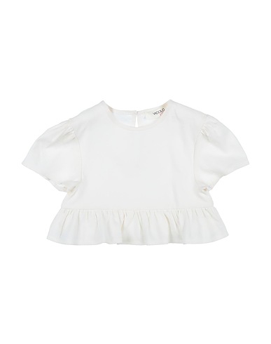 VICOLO Top Avorio 55% Lino, 45% Viscosa