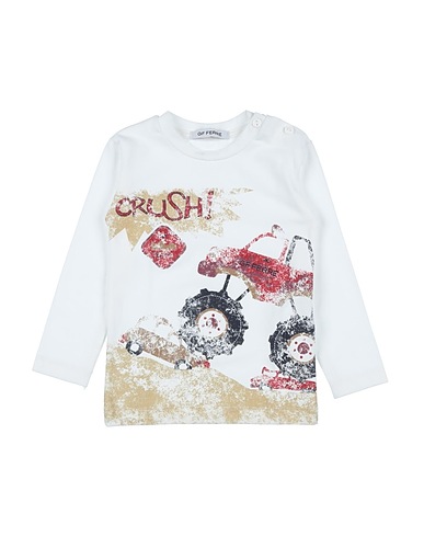 GF FERRE' T-shirt Bianco 95% Cotone, 5% Elastan