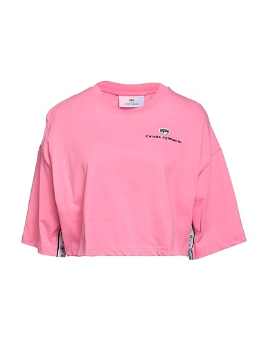 CHIARA FERRAGNI Crop top Pink 100% Cotton