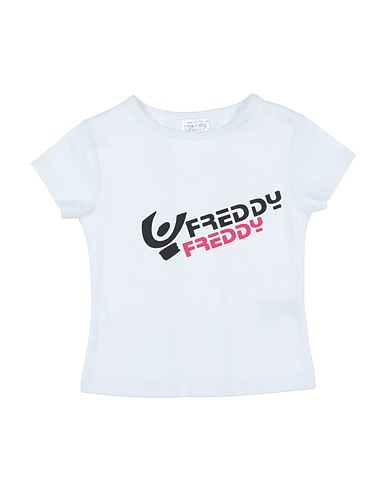 FREDDY T-shirt White 95% Cotton, 5% Elastane