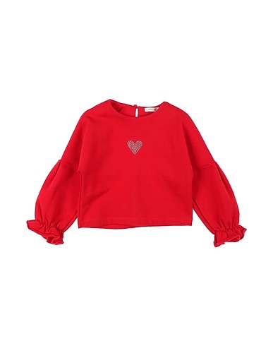 LAURA BIAGIOTTI DOLLS Sweatshirt Red 95% Cotton, 5% Elastane
