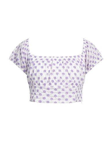 GLAMOROUS Top Lilac 65% Cotton, 35% Polyester