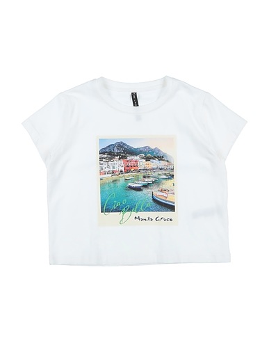 MANILA GRACE Ｔシャツ ホワイト コットン 94% / ポリウレタン 6%