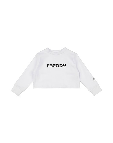 FREDDY Sweatshirt White 95% Cotton, 5% Elastane