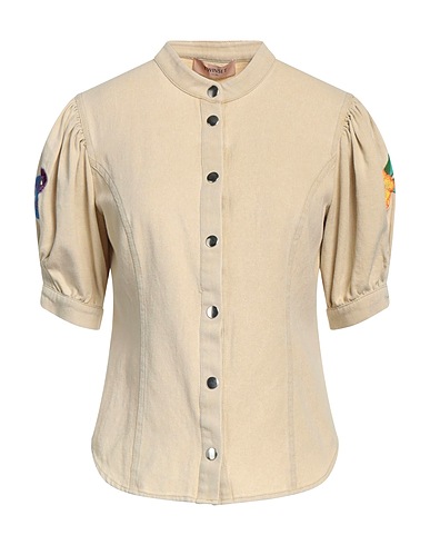 TWINSET Shirts Sand 100% Cotton, Polyester