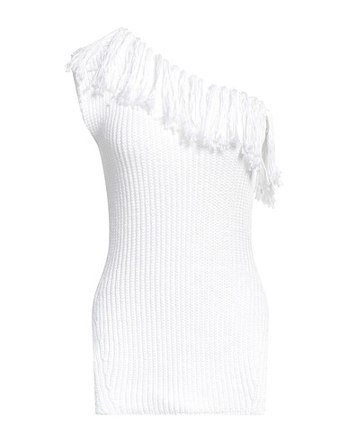 SFIZIO STUDIO One-shoulder top White 100% Cotton