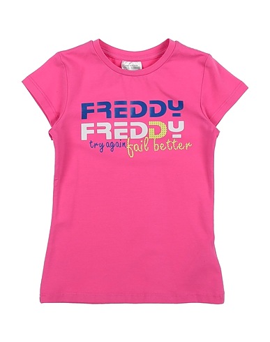 FREDDY T-shirt Pink 95% Cotton, 5% Elastane
