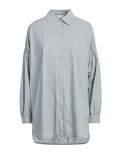 CROSSLEY Solid color shirts & blouses Grey 100% Cotton
