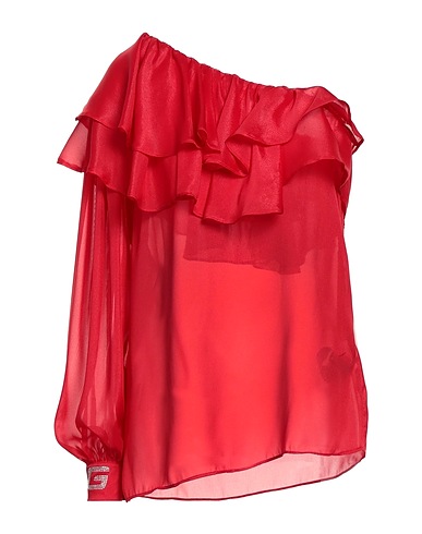 GAëLLE Paris One-shoulder top Red 100% Polyester