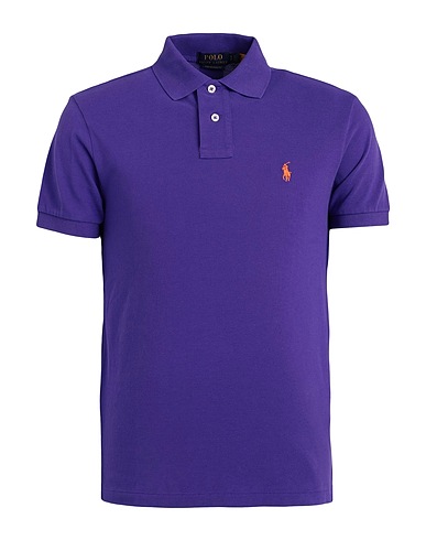 POLO RALPH LAUREN ポロシャツ パープル コットン 100%