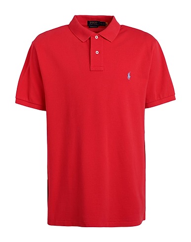 POLO RALPH LAUREN Polo shirt Tomato red 100% Cotton