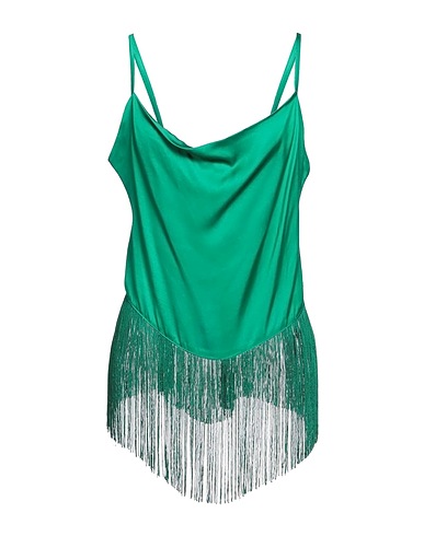 KAOS JEANS Top Verde smeraldo 100% Viscosa