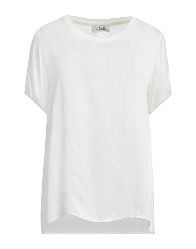 CROCHÈ Top Ivory 100% Viscose