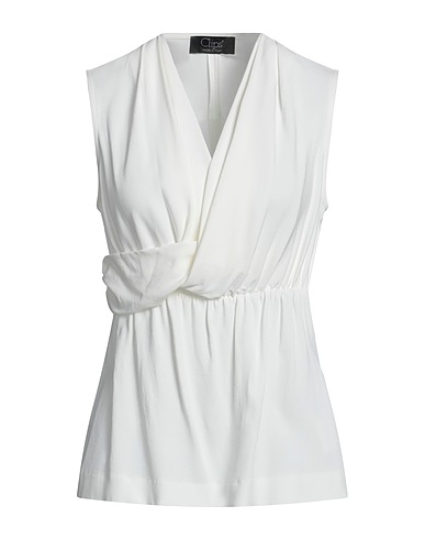 CLIPS Top Off white 97% Viscose, 3% Elastane