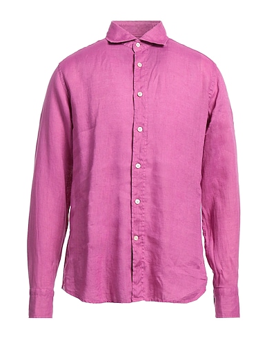TINTORIA MATTEI 954 Linen shirt Mauve 100% Linen