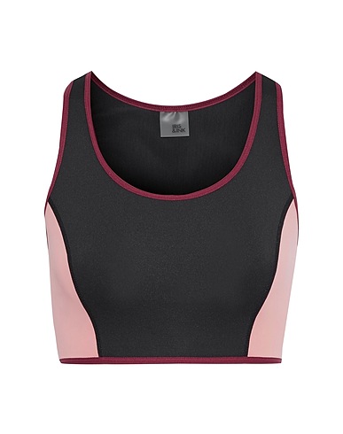 IRIS & INK Cropped Top Schwarz 84% Polyester, 16% Elastan