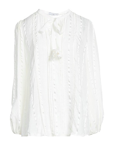 HIGH Silk top Ivory 100% Silk