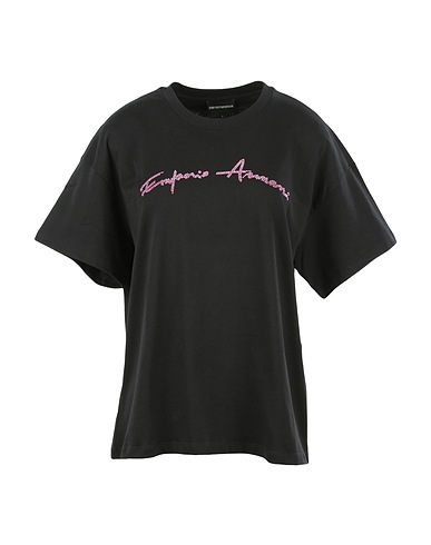 EMPORIO ARMANI Ｔシャツ ブラック コットン 100%