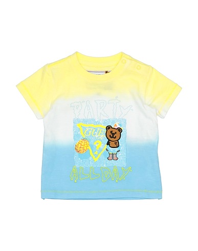GUESS T-shirt Yellow 100% Organic cotton
