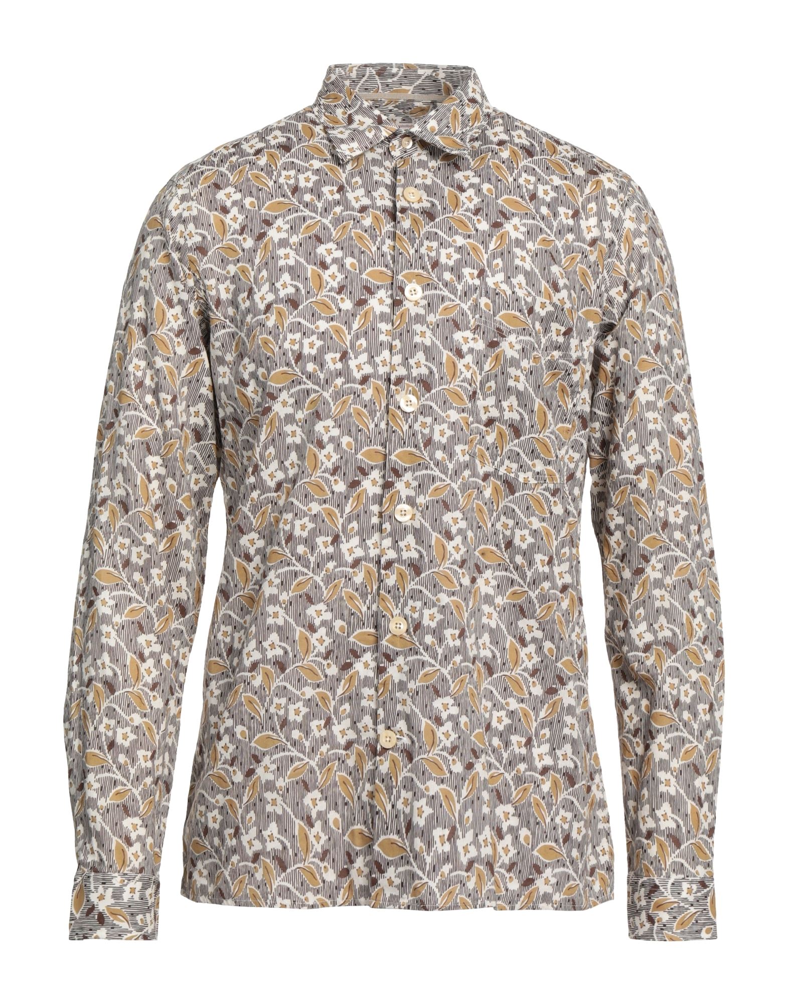 TINTORIA MATTEI 954 | White Men's Patterned Shirt | YOOX