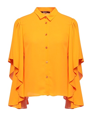 SISTE'S Solid colour shirts & blouses Orange 100% Polyester