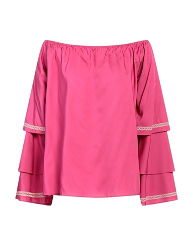 TWINSET Top spalle scoperte U&B Fucsia 84% Modal, 16% Poliestere