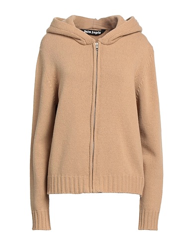 PALM ANGELS Cardigan Camel 80% Wool, 20% Polyamide