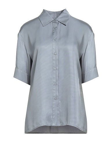 ISABELLE BLANCHE Paris Solid colour shirts & blouses Pastel blue 100% Viscose