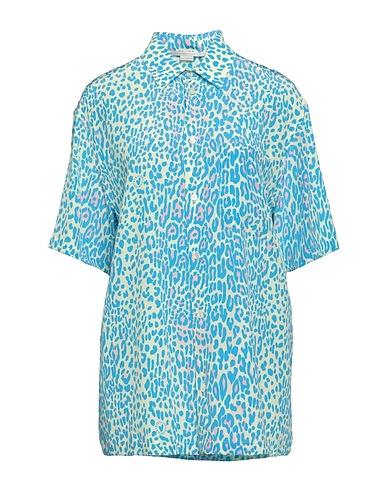 STELLA McCARTNEY Patterned shirts & blouses Azure 100% Silk