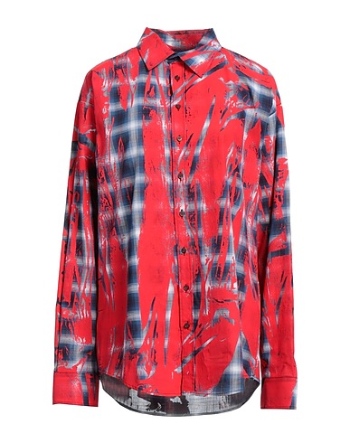 DSQUARED2 Camicia a quadri Rosso 100% Cotone