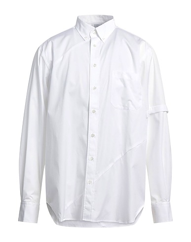 VETEMENTS Solid colour shirt White 100% Cotton