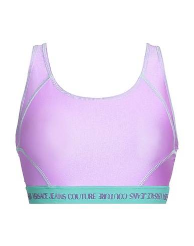 VERSACE JEANS COUTURE Crop top Mauve 80% Polyamide, 20% Elastane