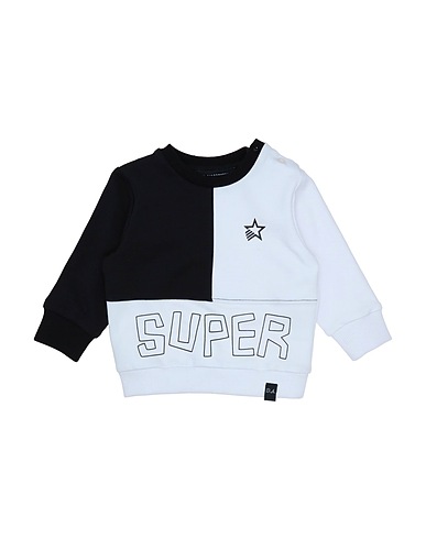 DANIELE ALESSANDRINI Sweatshirt White 95% Cotton, 5% Elastane