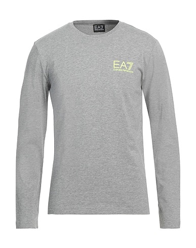 EA7 T-shirt Grey 95% Cotton, 5% Elastane