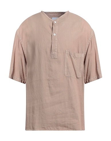 SEEIN Chemise de couleur unie Marron clair 100% Papier Textile