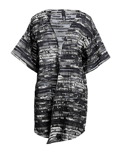 GALL Camicie  e bluse fantasia Nero 68% Viscosa, 32% Cotone
