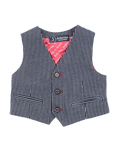 JECKERSON Waistcoat Midnight blue 60% Polyester, 40% Cotton, Viscose, Elastane