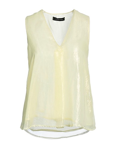 LES BOURDELLES DES GARÇONS Top Pastel yellow 100% Polyester