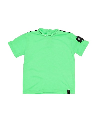 DANIELE ALESSANDRINI T-shirt Green 95% Cotton, 5% Elastane