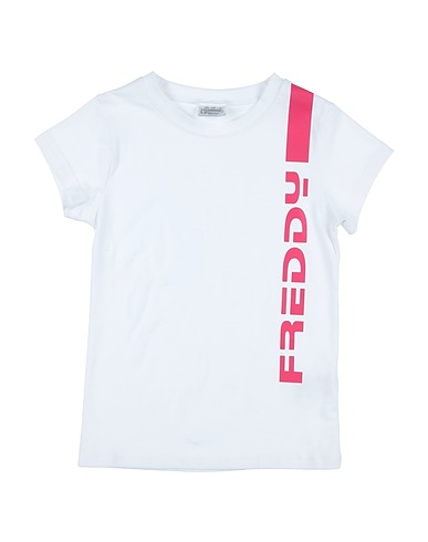 FREDDY T-shirt Bianco 95% Cotone, 5% Elastan