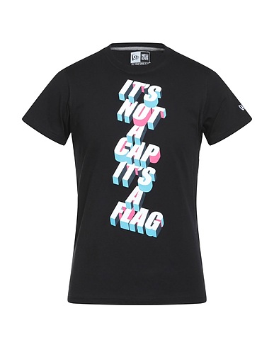 NEW ERA T-shirt Black 100% Cotton