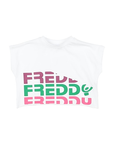FREDDY T-shirt White 95% Cotton, 5% Elastane