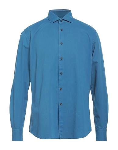 XACUS Solid color shirt Deep teal 100% Cotton