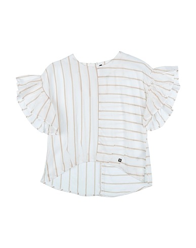 MANILA GRACE Top Ivory 50% Linen, 50% Tencel™