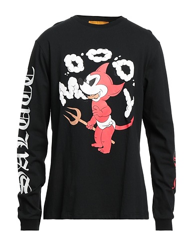 SALUTE x SAD EXPRESS T-shirt Black 100% Cotton