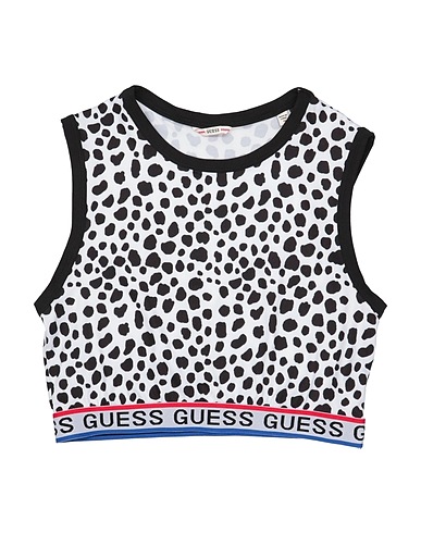 GUESS Tanktop Weiß 90% Polyester, 10% Elastan
