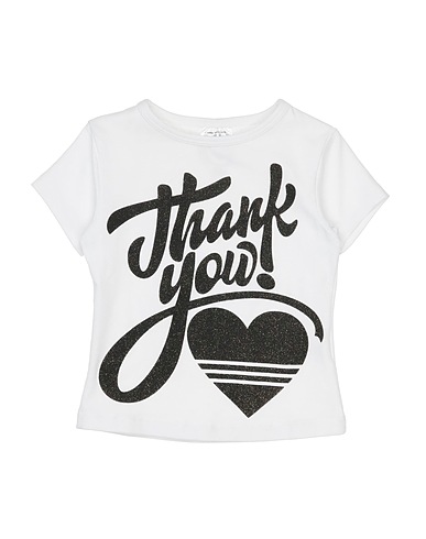 FREDDY T-shirt Bianco 95% Cotone, 5% Elastan